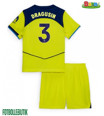 Tottenham Hotspur Radu Dragusin #3 Tredjeställ Barn 2025-26 Kortärmad (+ Korta byxor)